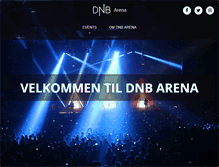 Tablet Screenshot of dnbarena.no
